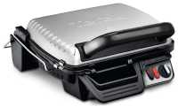 Гриль и шашлычница Tefal Health Grill Comfort GC306012, серебристый/черный