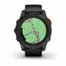 Умные часы Garmin fēnix 7 Pro Solar Edition серый с черным ремешком