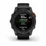 Умные часы Garmin fēnix 7 Pro Solar Edition серый с черным ремешком