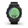 Умные часы Garmin fēnix 7 Pro Solar Edition серый с черным ремешком