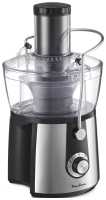 Соковыжималка Moulinex Juice Express JU550D10, серебристый/ черный
