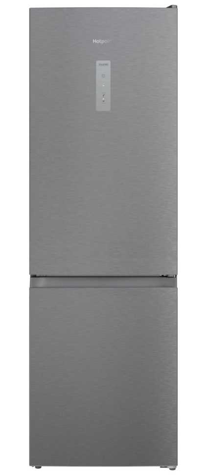 Двухкамерный холодильник Hotpoint HT 5180 MX нержавеющая сталь