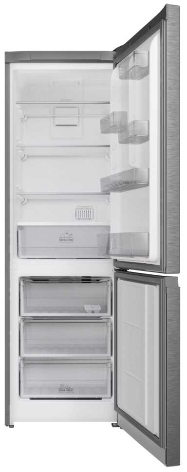 Двухкамерный холодильник Hotpoint HT 5180 MX нержавеющая сталь