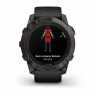Умные часы Garmin Fenix 7X Pro Sapphire Solar Edition Титановый угольно-серый корпус с DLC-покрытием и черным ремешком