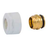 Подключение резьбовое SCHLOSSER 3/4&quot;x15 для соединительных трубок (белое)