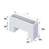 Конвектор напольный Royal Thermo STEP-180/180/500-3-N-WT-LG-NA