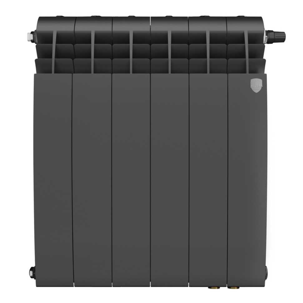 Радиатор Royal Thermo BiLiner 500 Noir Sable VR80 - 6 секц.
