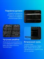 Комбинированная плита Gefest 6502-02 0044