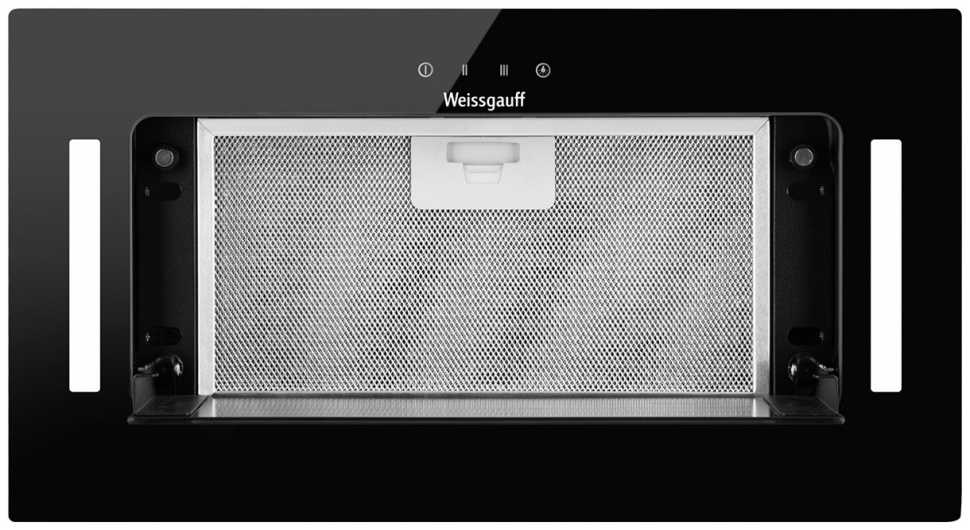 Вытяжка Weissgauff Intense 600 Touch Black Glass