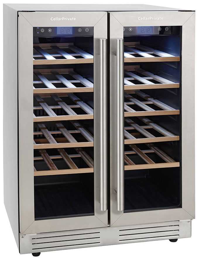 Встраиваемый винный шкаф Cellar Private CP042-2T