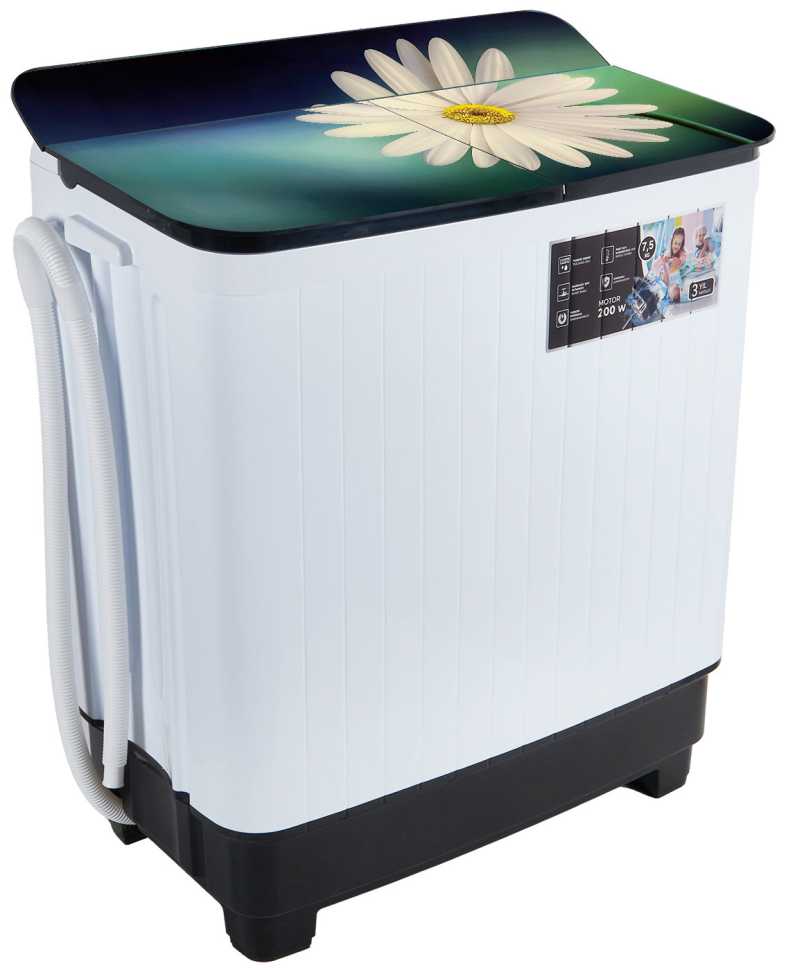 Активаторная стиральная машина Ideal ID-75 (белая Z)