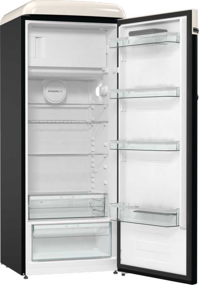 Однокамерный холодильник Gorenje OBRB615DBK