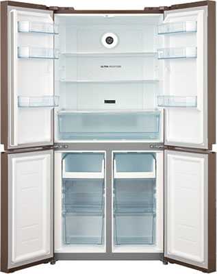 Холодильник Side-by-Side Centek CT-1756 NF Beige Glass
