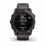 Умные часы Garmin Fenix 7X Pro Sapphire Solar Edition Титановый угольно-серый корпус с DLC-покрытием и титановым браслетом