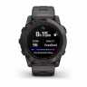 Умные часы Garmin Fenix 7X Pro Sapphire Solar Edition Титановый угольно-серый корпус с DLC-покрытием и титановым браслетом