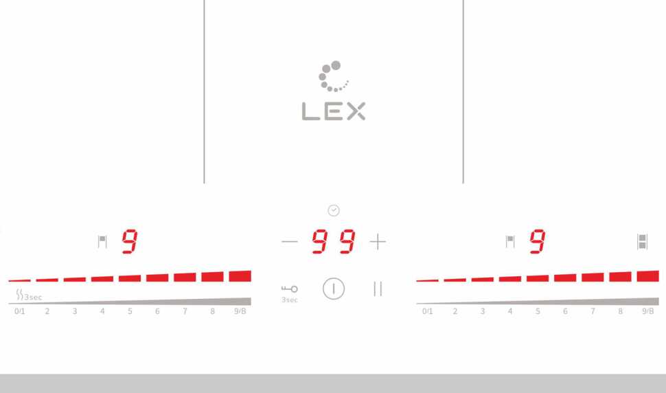 Электрическая варочная панель LEX EVI 641C WH