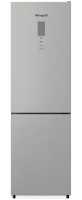 Двухкамерный холодильник Weissgauff WRK 195 D Full NoFrost Bru Steel Glass