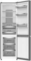 Двухкамерный холодильник Weissgauff WRK 195 D Full NoFrost Bru Steel Glass