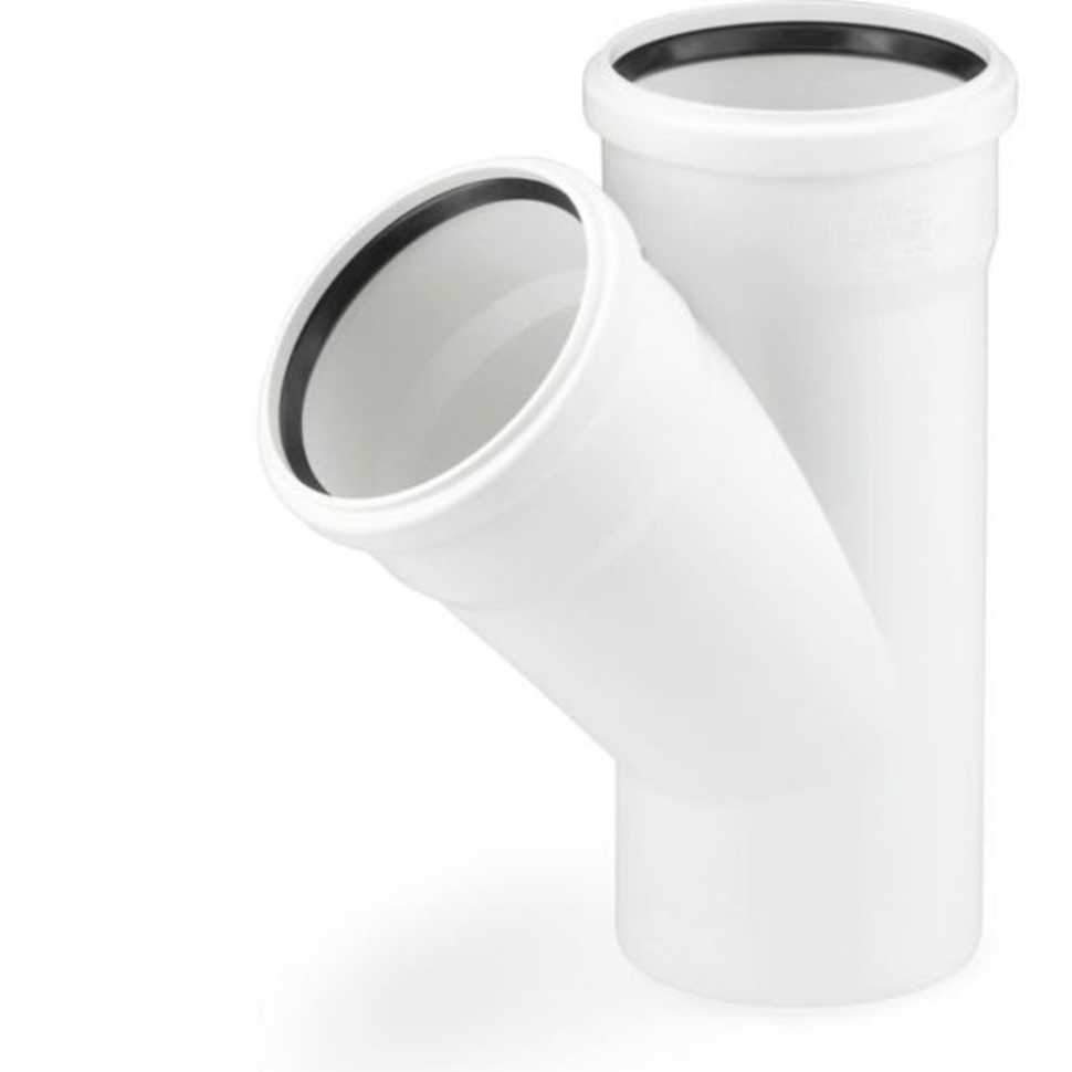 Тройник REHAU 50/40/45гр RAUPIANO PLUS