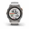 Умные часы Garmin Fenix 7 Pro Sapphire Solar титановый серый с серо-оранжевым ремешком
