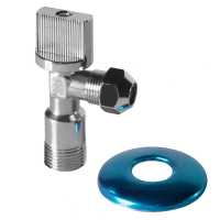 Кран шаровый угловой Royal Thermo OPTIMAL для подкл. с/т приборов 1/2&quot;х3/8&quot;