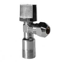 Кран шаровый угловой Royal Thermo OPTIMAL для подкл. с/т приборов 1/2&quot;х3/8&quot;