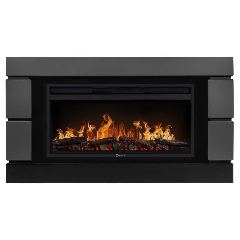 Каминокомплект: Очаг Electrolux EFP/P-4220LS, портал Moderno 42/40/36, графит
