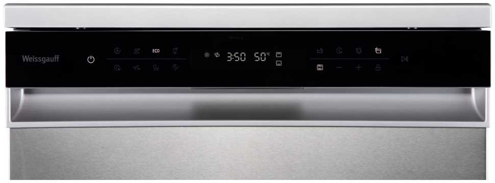 Посудомоечная машина Weissgauff DW 6138 Inverter Touch Inox