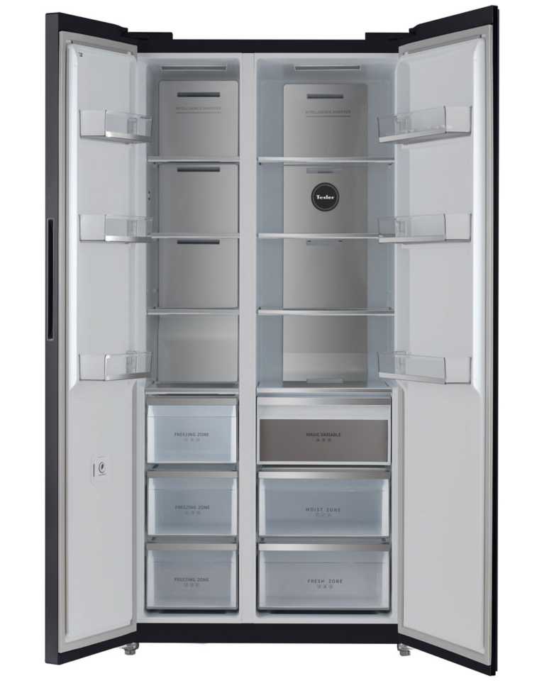Холодильник Side-by-Side Tesler RSD-537BI GRAPHITE