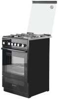 Газовая плита De luxe 506040.23 г кр ЧР-001 черная