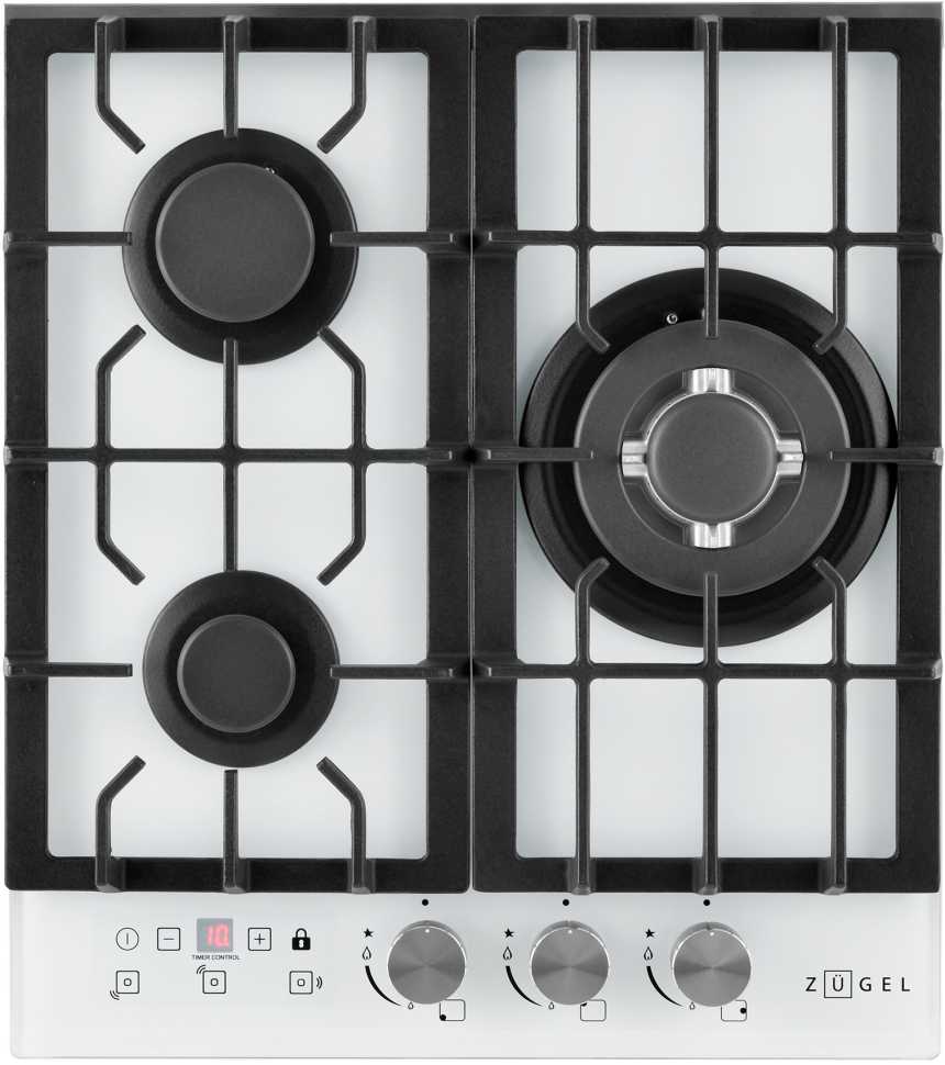 Газовая варочная панель Zugel ZGH450W