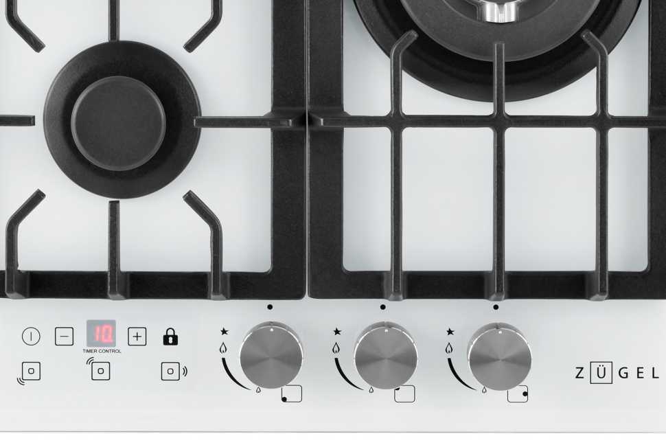 Газовая варочная панель Zugel ZGH450W
