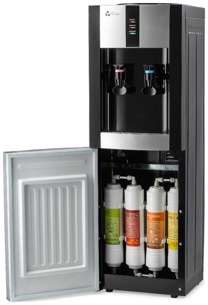 Кулер для воды Aquaalliance H1s-LD (00446) black/silver
