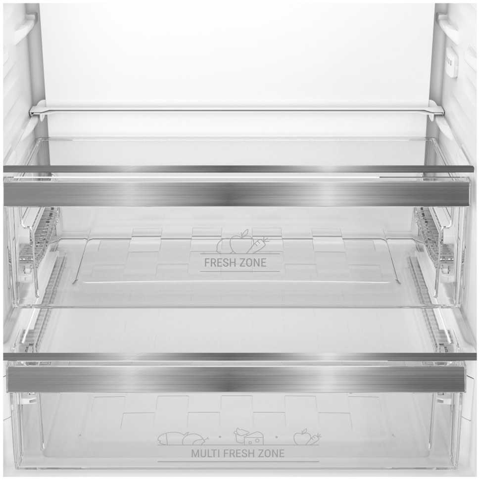Встраиваемый двухкамерный холодильник Hotpoint HBT 400I, белый