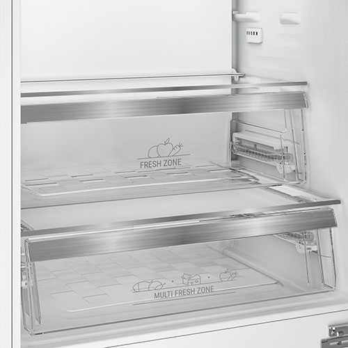 Встраиваемый двухкамерный холодильник Hotpoint HBT 400I, белый