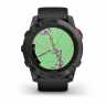 Умные часы Garmin Fenix 7X Pro Solar Edition серый корпус c черным ремешком