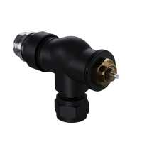 Набор термостатический осевой Royal Thermo Design Pro 15мм М30х1,5 (Черный)