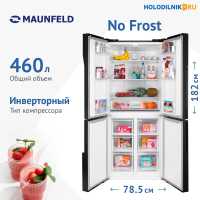 Многокамерный холодильник Maunfeld MFF182NFBE