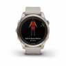 Умные часы Fenix 7S Pro Sapphire Solar золотистый корпус со светло-песочным ремешком
