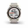 Умные часы Fenix 7S Pro Sapphire Solar золотистый корпус со светло-песочным ремешком