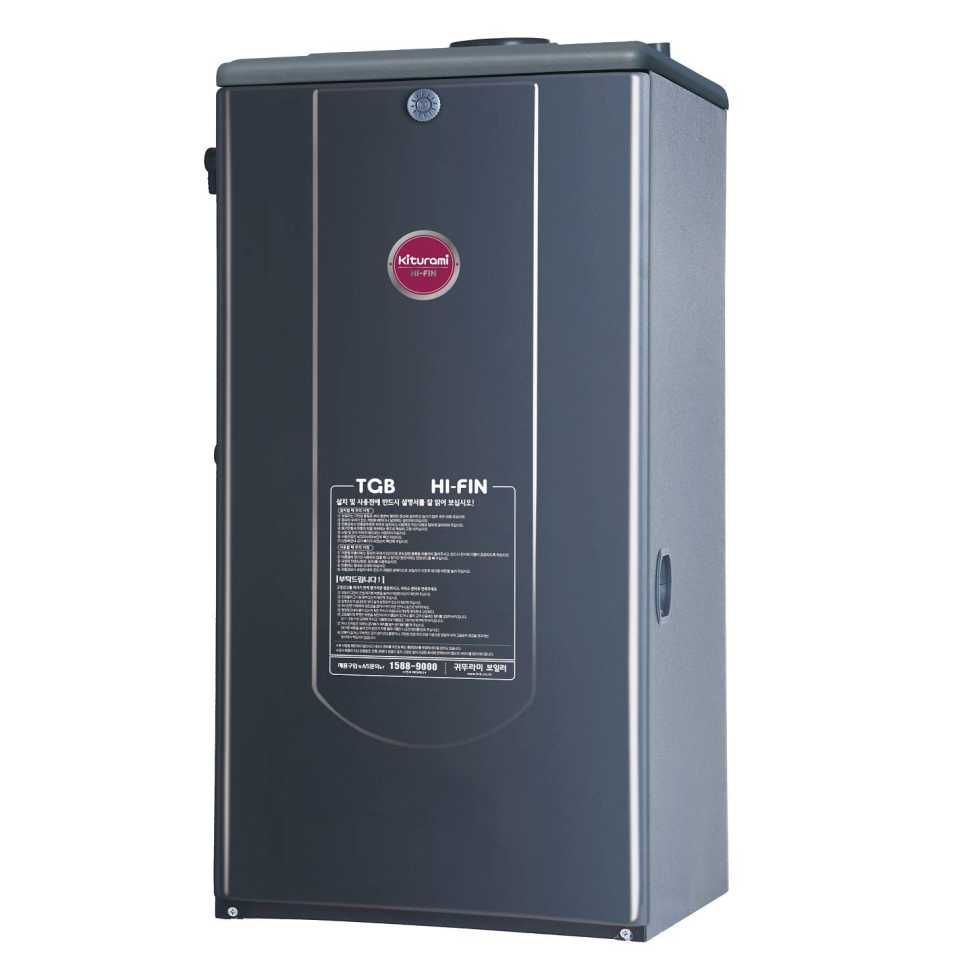 Котел газовый KITURAMI TGB HiFin-25 напольный, 2 конт., закр.кам.сгор., сталь