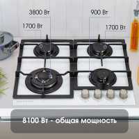 Газовая варочная панель Zigmund &amp; Shtain MN 199.61 W