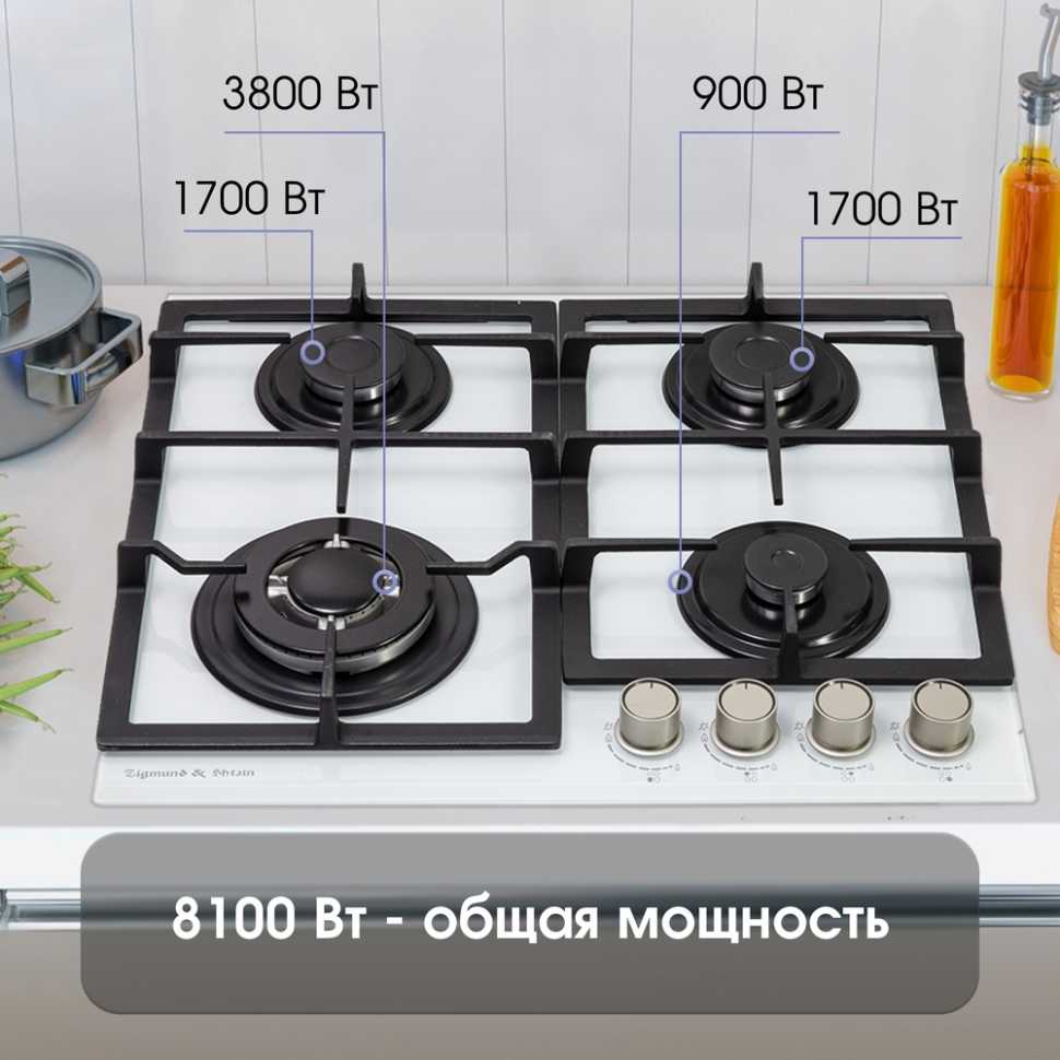 Газовая варочная панель Zigmund & Shtain MN 199.61 W