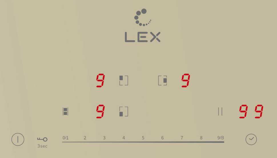 Электрическая варочная панель LEX EVI 431A IV
