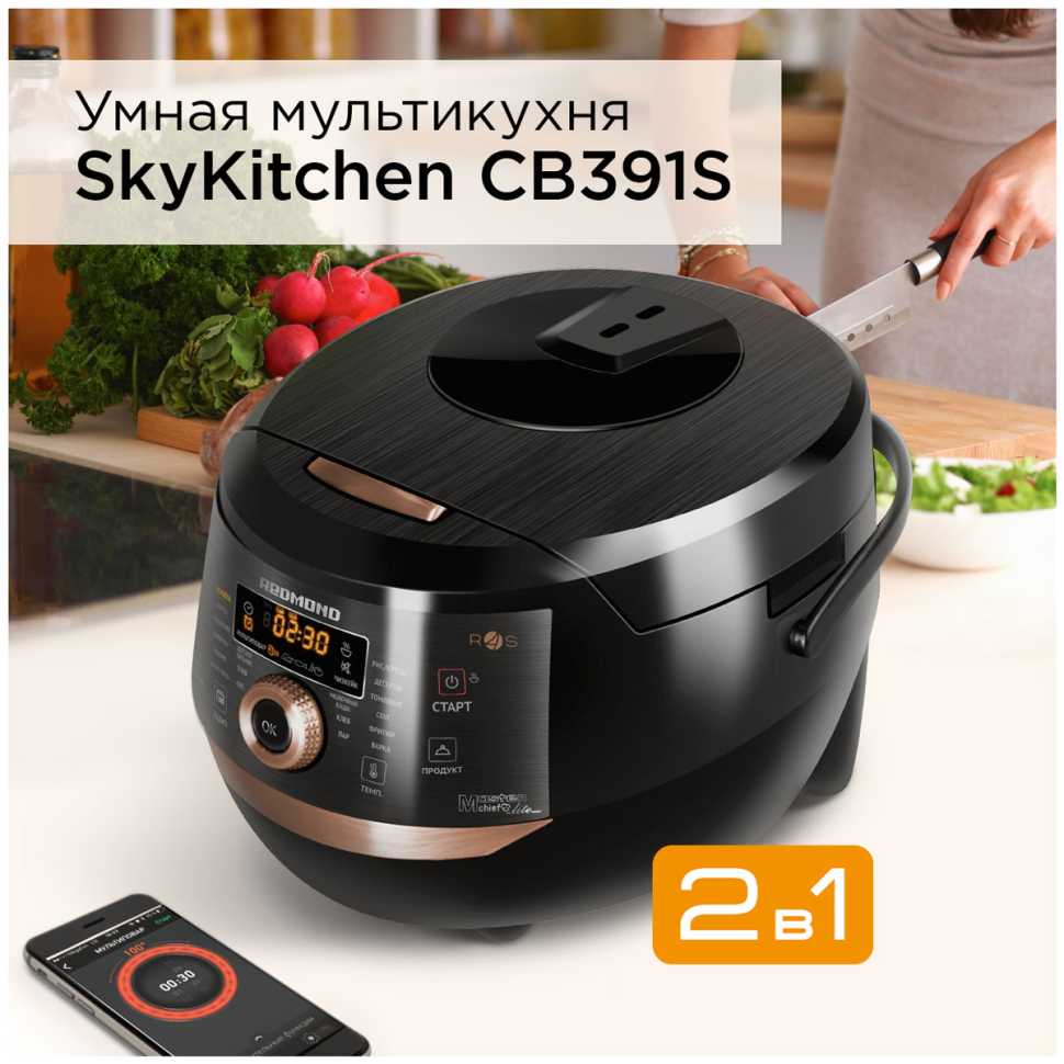 Мультиварка Редмонд SkyKitchen RMK-CB391S