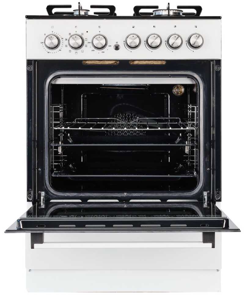 Комбинированная плита De luxe 606040.01гэ белая