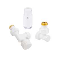 Комплект подключения SCHLOSSER STANDARD MINI 1/2&quot; осевой, белый, с термоголовкой MINI М30х1,5