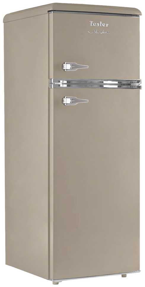 Двухкамерный холодильник Tesler RT-217 SAND GREY