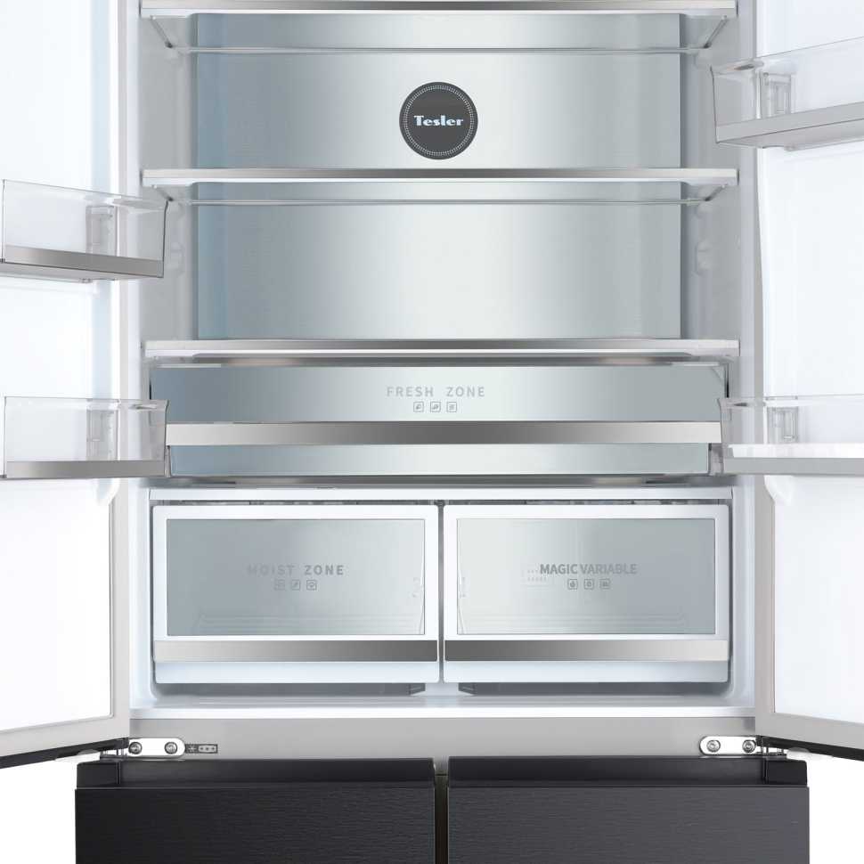 Многокамерный холодильник Tesler RFD-427BI GRAPHITE