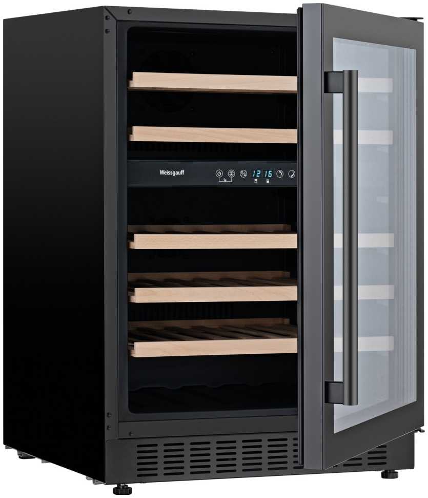Встраиваемый винный шкаф Weissgauff WC-46 DB DualZone